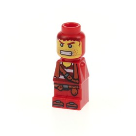 1x Lego Micro Figure Pirate Red Toy Figure Pirate Plank 3848 4585531 85863pb021
