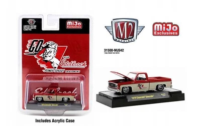 M2MACHINES, CHEVROLET Silverado Edelbrock 1979 rosso e crema, 1/64,  M2M-3150... - Immagine 1 di 3
