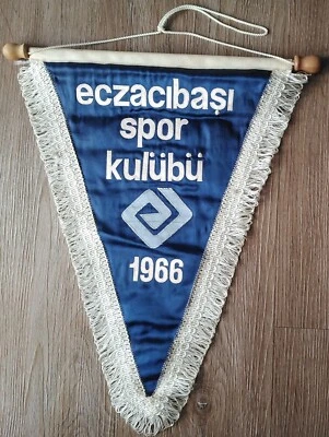 Sammler Wimpel Pennant eczacibasi spor kulübü 1966 Istanbul Turkiye - Bild 1 von 2