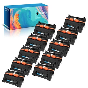 10PK BK Toner Cartridge for HP CC364A 64A LaserJet P4014 P4014n P4014dn Printer - Picture 1 of 20
