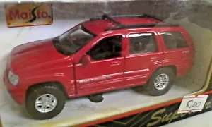 MAISTO SUPERIOR MOTORIZED - DIECAST AUTO GRAND CHEROKEE 4x4 RETROCARICA 21001 - Foto 1 di 3