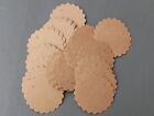 100 Blank Brown Kraft Paper Hang Tags Price Gift Cards Flower 60mm Wedding Party