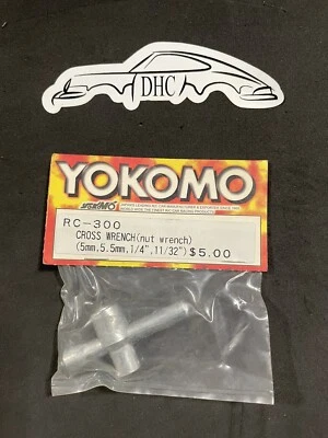 Llave cruzada Yokomo vintage pieza de coche de radiocontrol # RC-300 Foto 1 de 2