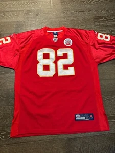 Dwayne Bowe #82 Kansas City Chiefs Reebok On Field NFL Football Jersey Sz Medium - Picture 1 of 11