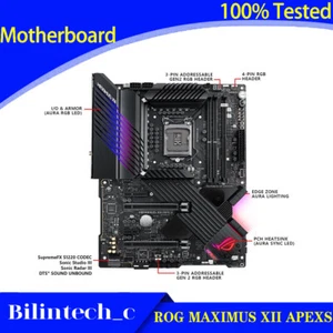 FOR ASUS ROG MAXIMUS XII APEX M12A Motherboard Z490 10900KA 1200PIN - Picture 1 of 6