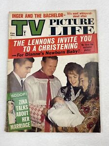 TV Picture Life Magazine February 1965 The Lennons Christening Zina Diane Inger