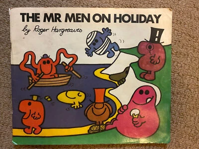 The Mr Men On Holiday  Roger Hargreaves Vintage children's picture book 1st 1976 - Image 1 of 4