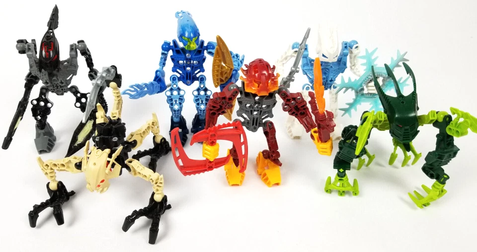 LEGO Bionicle Glatorian Agori All 6 Complete Set 8972 8973 8974 8975 8976 8977 Foto 1 de 4