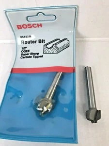 BOSCH 85462M 1/4" SHANK , 1/2" DIAMETER X 3/8" CUT CARBIDE TIPPED OGEE BIT - Picture 1 of 5