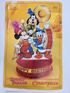 Centrotavola Compleanno Parata Disney Vintage - Punzone Oggetto da Collezione - Foto 1 di 6