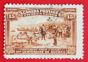 Canada Stamp 102 Quebec Tercentenary Issue Used CV$100 - Picture 1 of 1