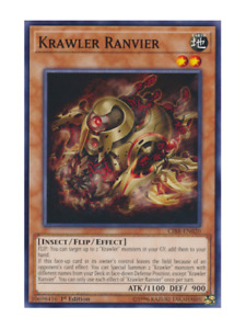 Krawler Ranvier x 3 (Playset) Near Mint Condition YUGIOH Cards