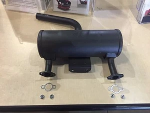 Toro Dingo muffler with 4 nuts and 2 gasket (fits some 220's and some 323's) - Picture 1 of 2