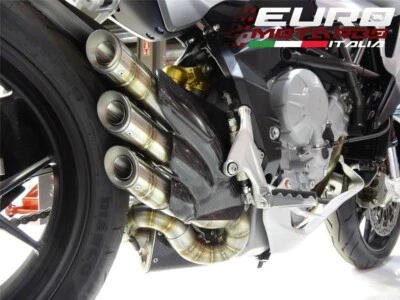 Silenciador de escape MV Agusta Brutale Dragster 675 800 2011-2015 Silmotor aço inoxidável - Imagem 1 de 3
