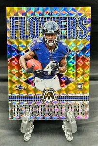 2023 Panini Mosaic ZAY FLOWERS Rookie Gold Prizm Introductions #07/10 - Picture 1 of 2