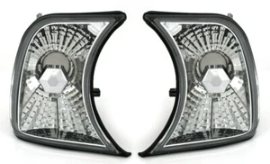 Frontblinker Set für 5er BMW E34 alle ( Limo / Touring ) Blinker Klarglas Chrom - Bild 1 von 3