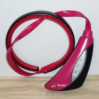 Hasbro Twister Rave Skip it Hot Pink Light Up Party Game 2012 Tested & Working  - Image 1 of 4