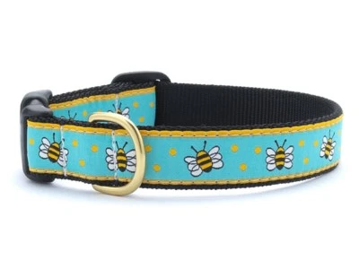 Up Country Dog Collar Bee Adjustable Made In USA XS S M L XL XXL