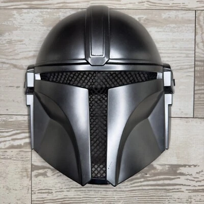Máscara facial infantil Disney Star Wars Mandalorian festa de Halloween para 14+ anos preta - Imagem 1 de 4