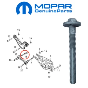 GENUINE MOPAR HEX HEAD BOLT AND RETAINER FOR CHRYSLER PACIFICA 3.6L 6511390AA - Picture 1 of 3