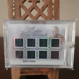 Mike Tyson Game Used 2018-19 Leaf Pearl Magnificent Materials 1/9 MM-13