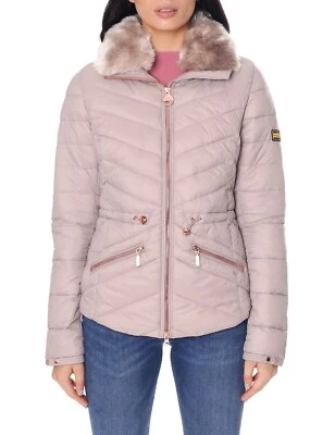 BARBOUR INTERNATIONAL VELENCIA QUILT LIGHTWEIGHT PUFFER JACKET SIZE US8 UK12 - Image 1 of 4