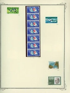 1972 Portugal XX Munich Germany Summer Olympics Scott Specialty Album Page - Picture 1 of 1
