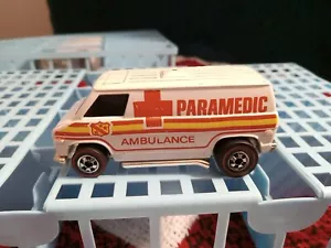 1974 Hot Wheels Redlines Supervan Sanitäter Krankenwagen weiß Hongkong - Bild 1 von 7