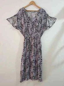 SIZE 12 ~ SHORT SLEEVE SMOCKED BODICE DRESS ~ KATIES - Picture 1 of 8