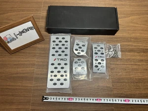 TOYOTA TRD Hiace 200 series 4-piece aluminum pedal set for both AT and MT models - Picture 1 of 11