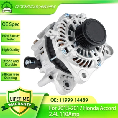 OEM Alternator For 2013 2014 2015 2016 2017 Honda Accord L4 2.4L 31100-5A2A02 Foto 1 de 4