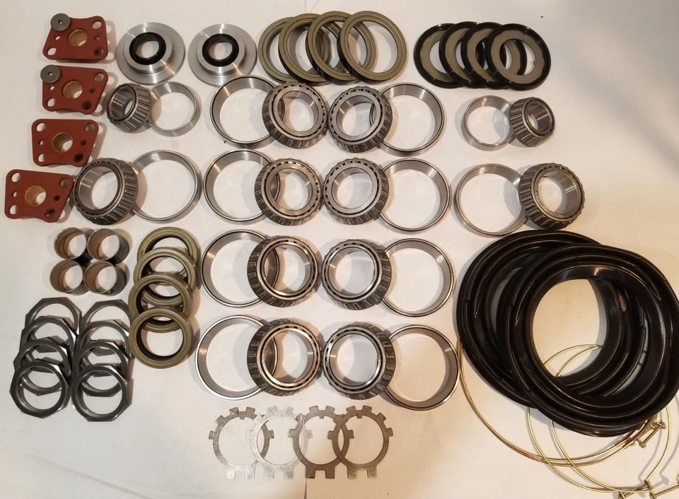 ROCKWELL M35A2 MILITARY 2.5 TON STEER AND REAR FULL REBUILD KIT MUD TRUCK - Image 1 of 1