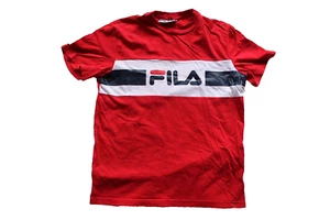 Fila T-Shirt Mens UK Small ● White/Red/Blue ● Excellent Condition ● Fast Postage - Bild 1 von 4