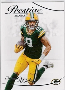 CHRISTIAN WATSON 2023 PRESTIGE BASE CARD 109 GREEN BAY PACKERS - Picture 1 of 2