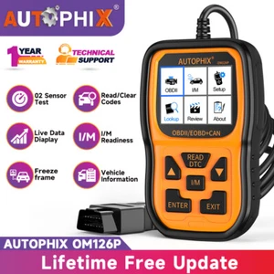 Car OBD2 Scanner Code Reader AUTOPHIX OM126P Check Engine Diagnostic Tool - Picture 1 of 15