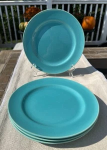 Gladding McBean Franciscan El Patio Glacial Blue Luncheon Plates 4 - Picture 1 of 2