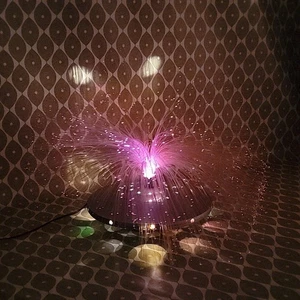 Vintage Fibre Optic Lamp FAB UFO Retro Changing Colour Lamp Retro - Picture 1 of 9