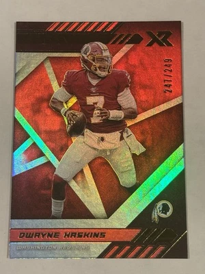 2020 Panini XR Red #76 Dwayne Haskins Serial 247/249 - Image 1 of 2