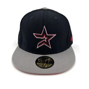 New Era Baseballmütze Herren schwarz 59Fifty Astros nicht verstellbar Größe 7 1/8 - Bild 1 von 5