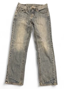 American Eagle Men's Size 28 X 28 Original Straight Light Wash Blue Jeans - Picture 1 of 6