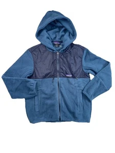 Patagonia Women's Microdini Full Zip Hoody Tidepool Blue Fleece Size XS NWOT - Picture 1 of 8