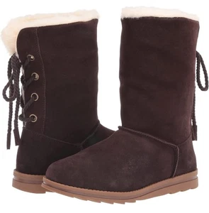 MUK LUKS Damen-Rodeo-Stiefel Größe 7,5 modisch schokoladenfarben NEU - Bild 1 von 5