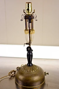 Antique Vintage Coleman quicklite lamp modified electric - Picture 1 of 8