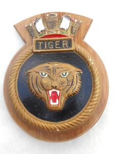 H. M.S. TIGER WANDRELIEF/WAPPEN/SCHILD - Bild 1 von 1