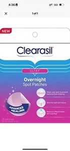Parches Clearasil Ultra Overnight Spot 18 unidades - Imagen 1 de 4
