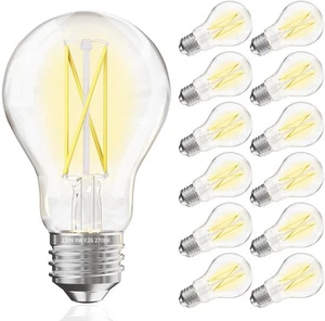 A19 Vintage LED Edison Bulbs, Dimmable Light, 7W Equivalent 60W Incandescent,... - Picture 1 of 6