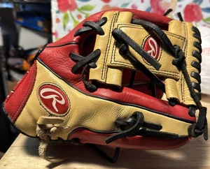 Rawlings Select Series 11.5 Baseball Handschuh Rechtshand Wurf rot/camel eingebrochen - Bild 1 von 14