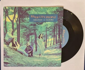 River City People California Dreamin ' & Carry The Blame Year 1990 UK Press VG - Picture 1 of 16