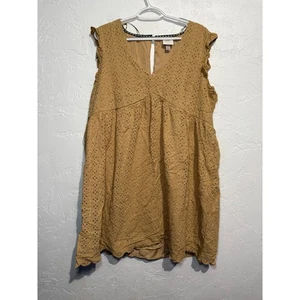 Knox Rose Eyelet Babydoll Minikleid Damen XL Cottagecore Bauer Prärie - Bild 1 von 7
