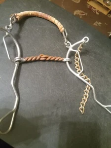 Steel nose combination gag bit twisted sweet iron mouth 5 in - Picture 1 of 4